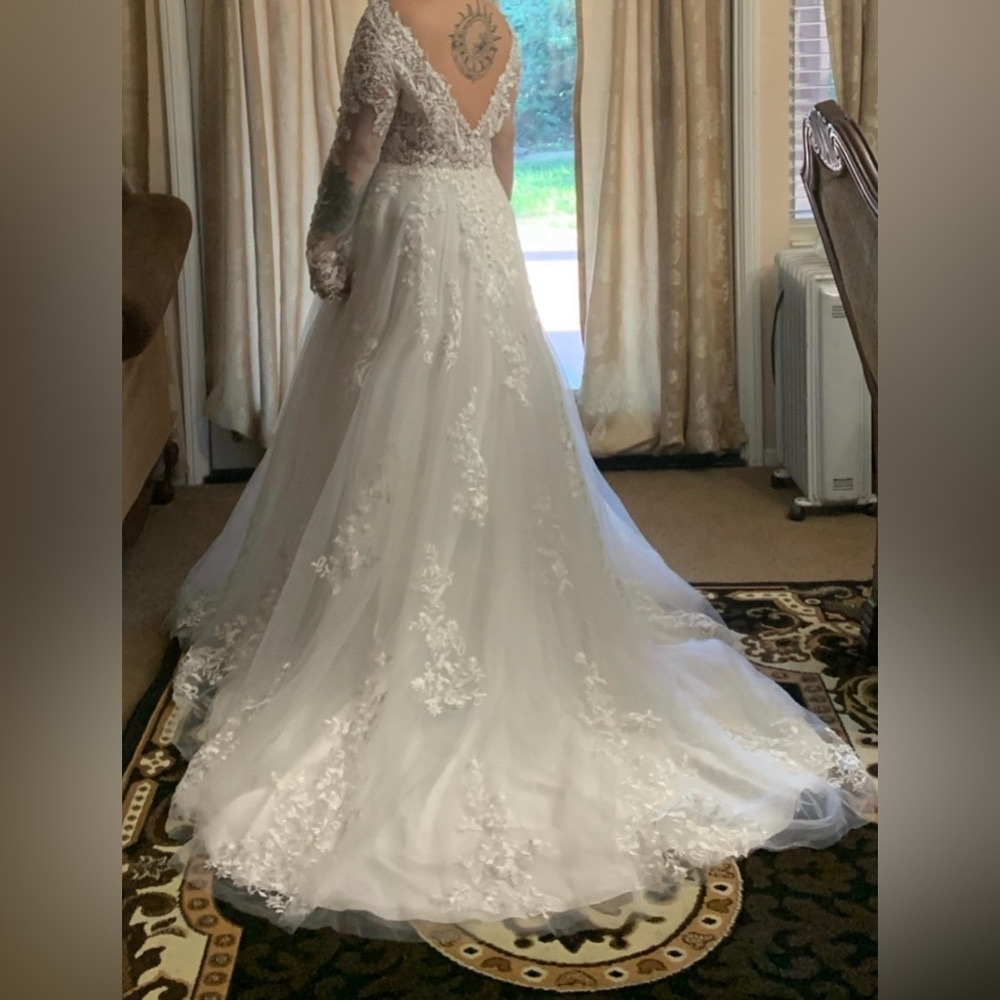 Ivory Custom Lace Wedding Dress